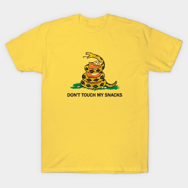 Don't Touch My Snacks T-Shirt by WinterArtwork